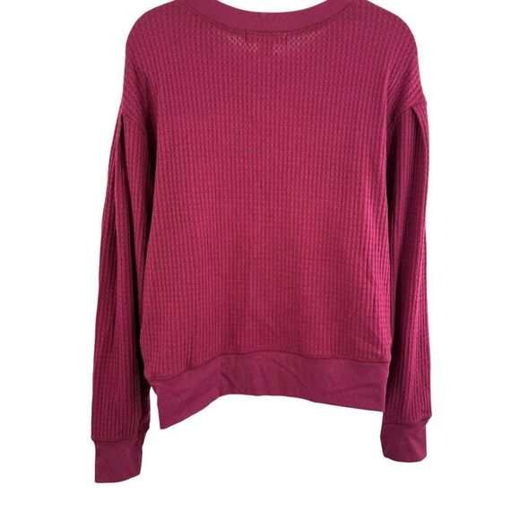 Treasure & Bond Women Crew Neck Drop Shoulder Puff Long Sleeve Sweatshirt L NWT - Picture 7 of 9